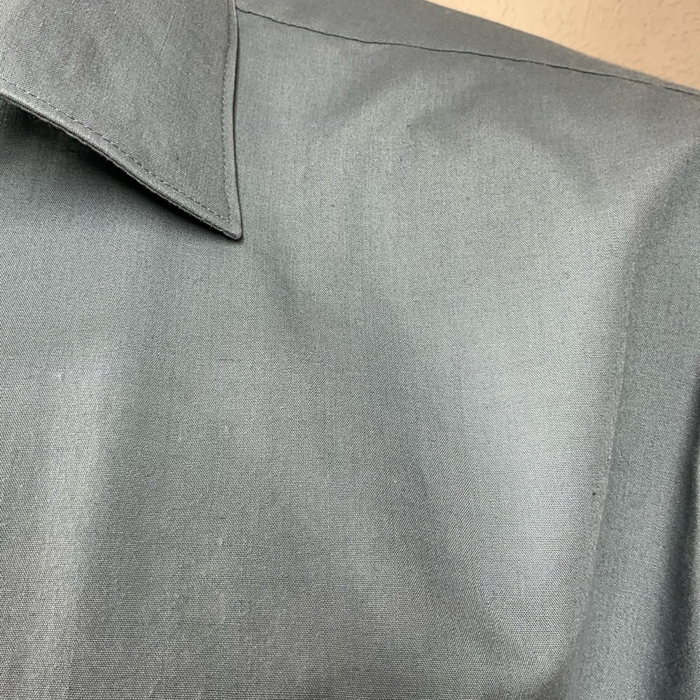 David Taylor Men's Elegant Gray Dress Shirt